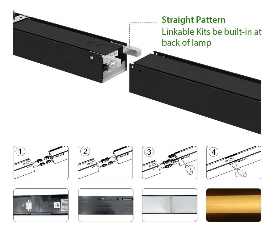 Lightide Linkable linear led pendant light Lightide Linkable linear led pendant light