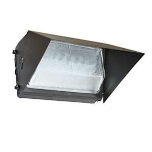 90w-wall-pack led parking lot light-with-light-sheild