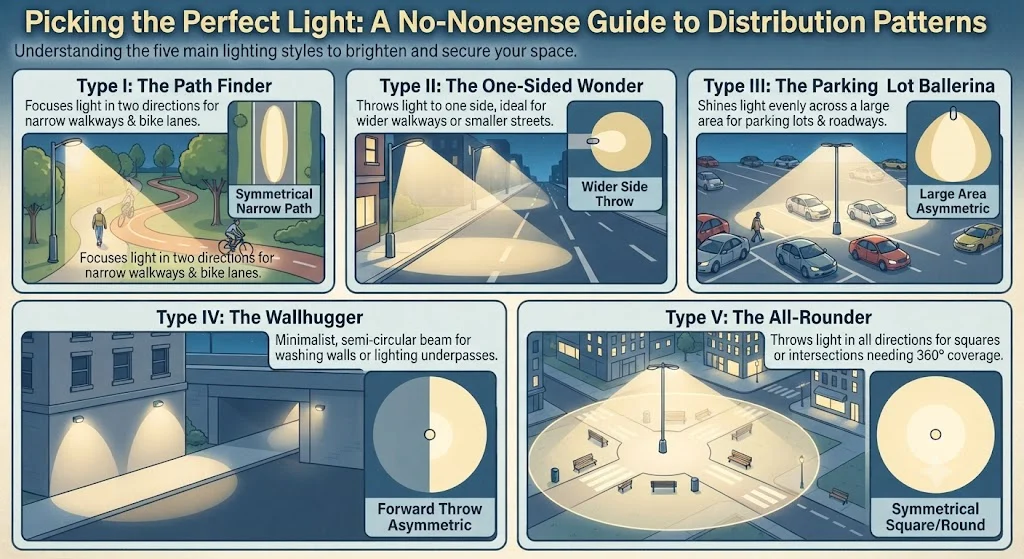 Lightide Guide to light distribution choice