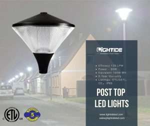 Lightide led street post top light PTA50
