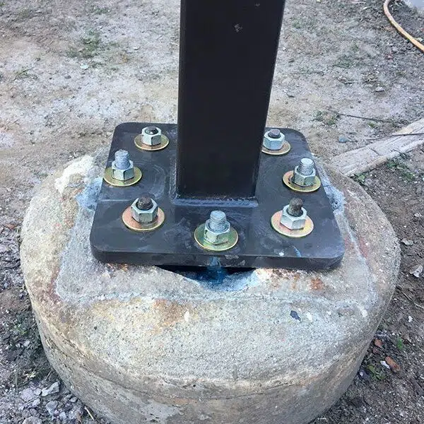 Outdoor LED Parking Lot Lighting installation
