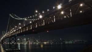 Exterior led lighting for bridge