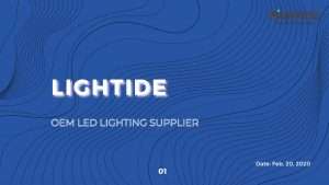 OEM LED Lighting Supplier-LIGHTIDE INTRODUCTION resource