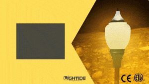 Lightide Post Top led acorn light 30w-60w
