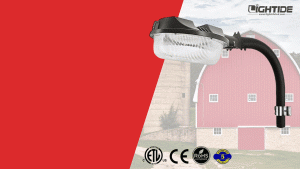 Lightide pole mounted LED Barn Light Dusk to dawn