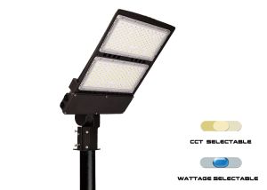 Lightide-CCT & Wattage Selectable-LED-PARKING-LOT-LIGHTS_flood-Shoebox-pole-lighting