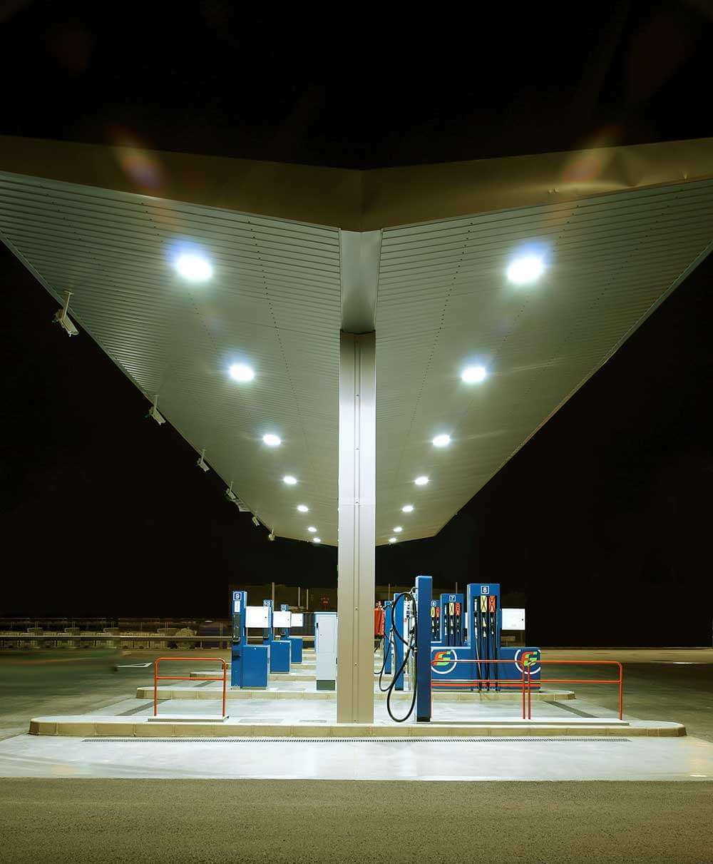 Lightide DLC Premium LED Canopy Lights For Gas Station