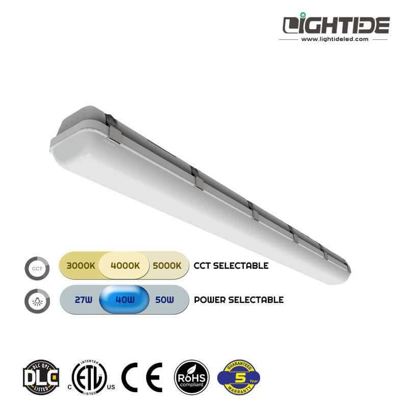 Best LED Garage Lights 4′ CCT & Power Selectable Vapor Tight