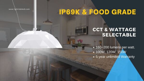 IP69K LED High Bay Light | NSF Certified Food Processing Fixture