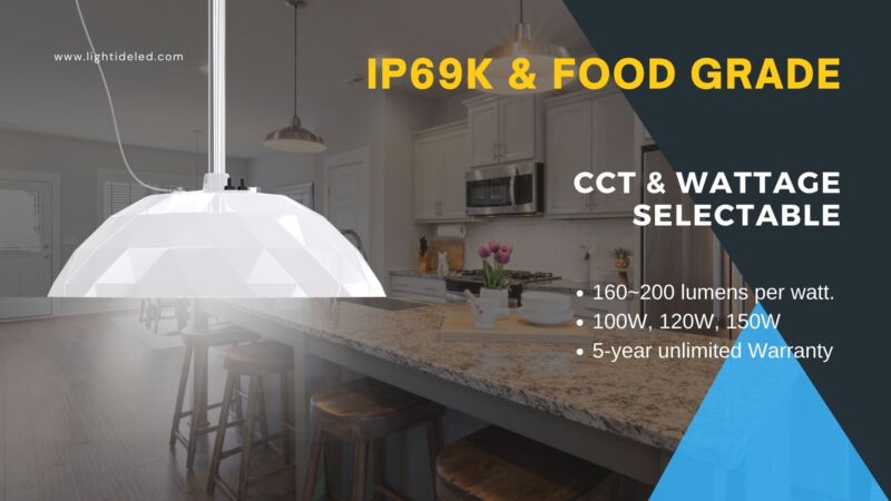 NSF IP69K Food Processing High Bays
