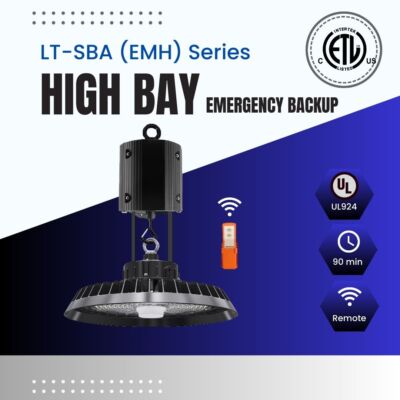 Lightide Emergency UFO LED High Bay Light Battery Backup Lightide Emergency UFO LED High Bay Light Battery Backup