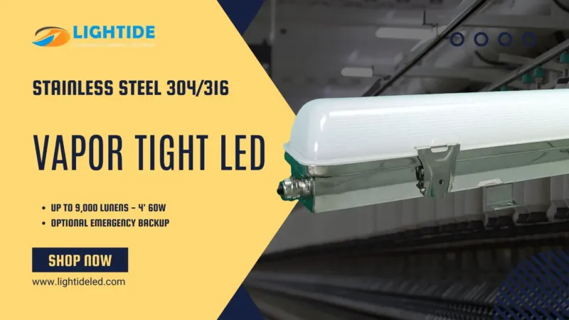Lightide LED Vapor Tight Lights Catalog