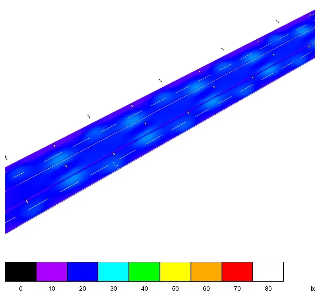 Lightide solar led street light simulation-12 battery test