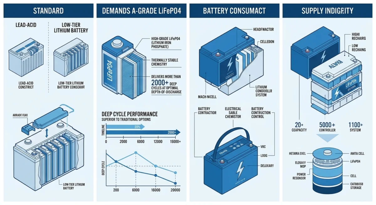 Demands A-Grade LiFePO4 (Lithium Iron Phosphate) Demands A-Grade LiFePO4 (Lithium Iron Phosphate)